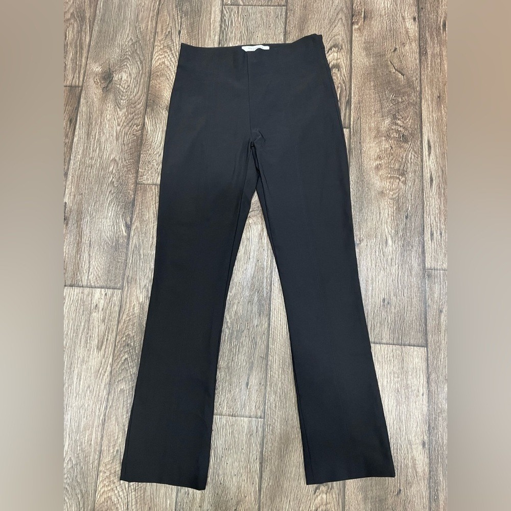 MM Lafleur Pants Powerstrech Foster Black Straight Sz 6
